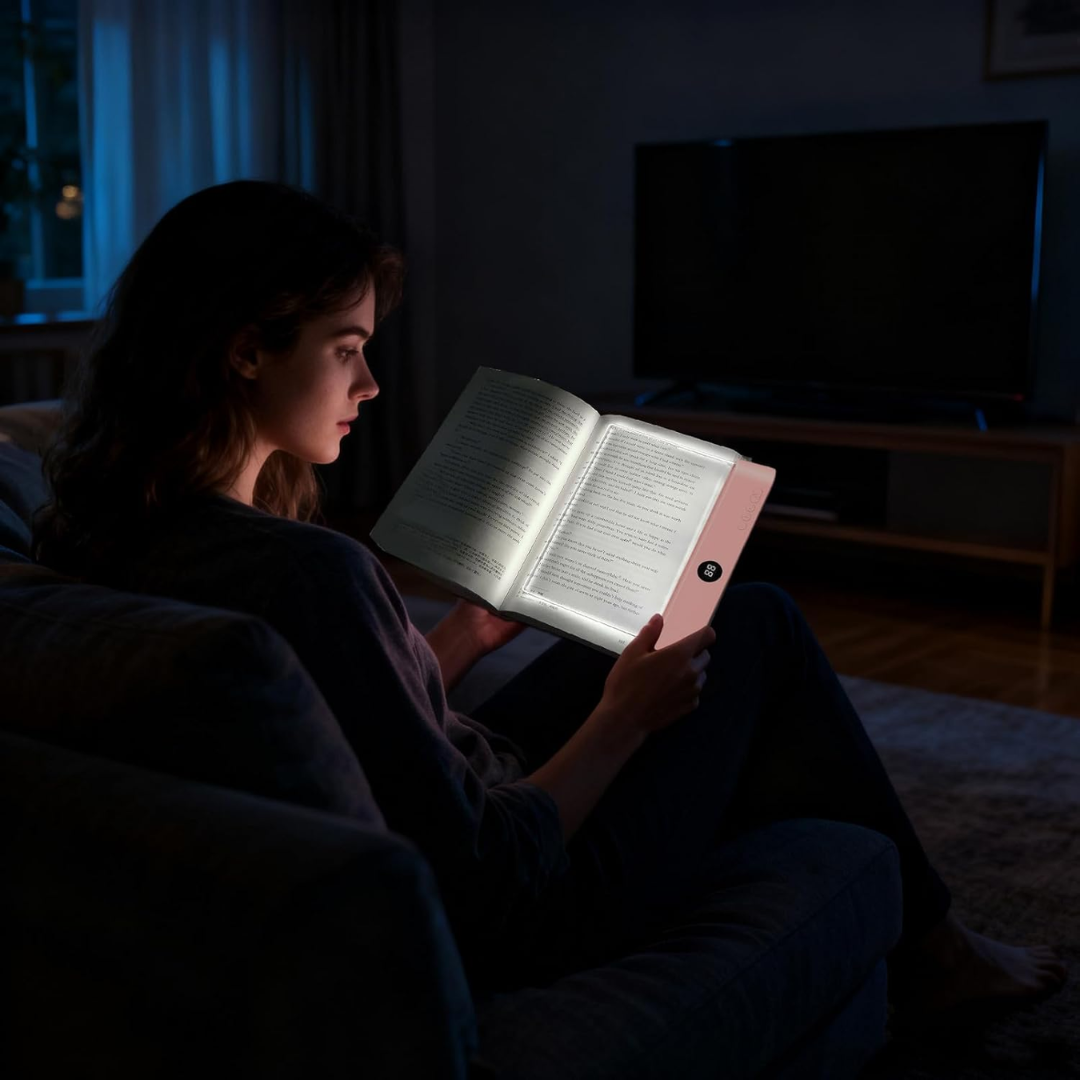 Cristal de lectura nocturna con luz led 💡