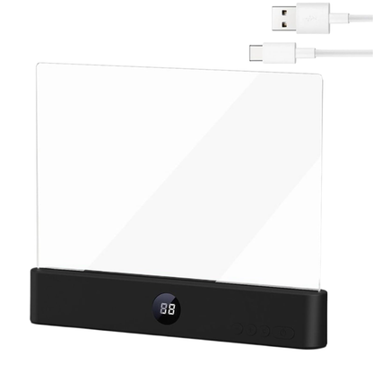 Cristal de lectura nocturna con luz led 💡